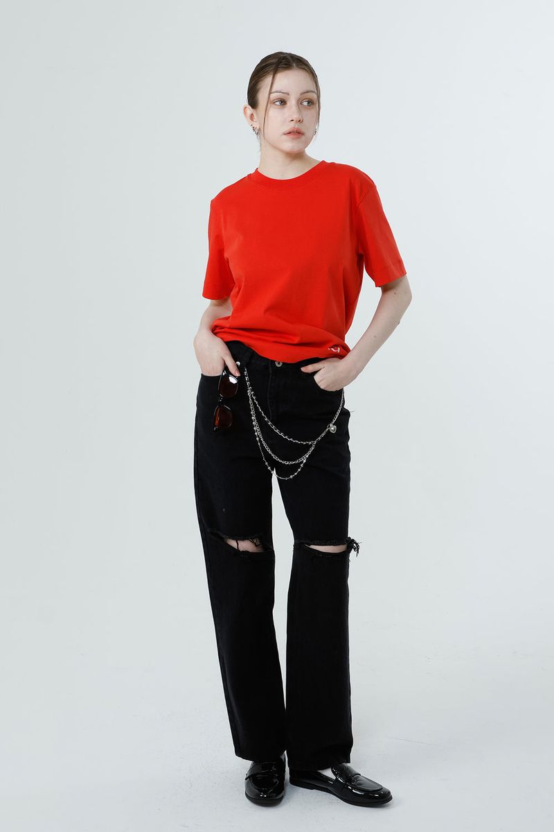 MULTI PRINTING T-SHIRT_RED