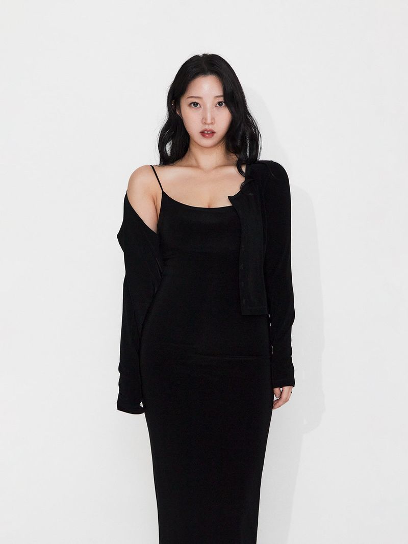 Natalie カーディガン in Black