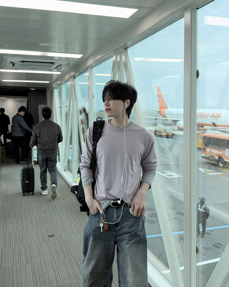 Silky Basic Layered Long Sleeve T-Shirt
