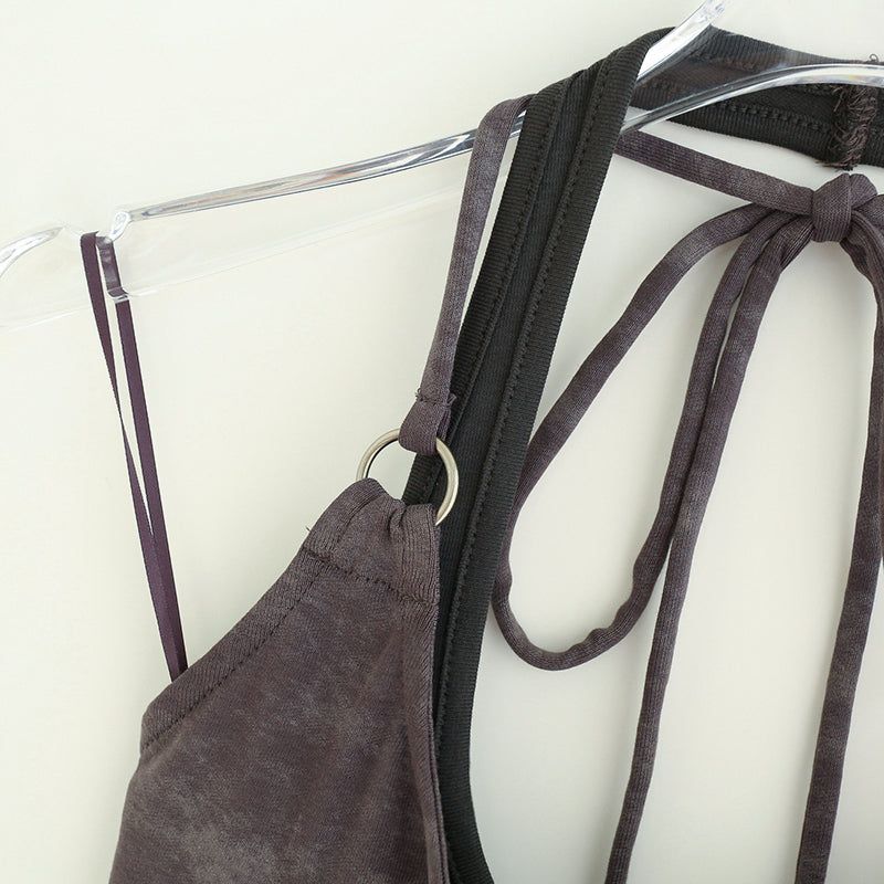 Dave Vintage Back-Open Halter Top 231633136