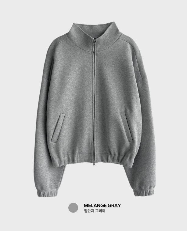 First Casual Overfit High Neck Zip-Up