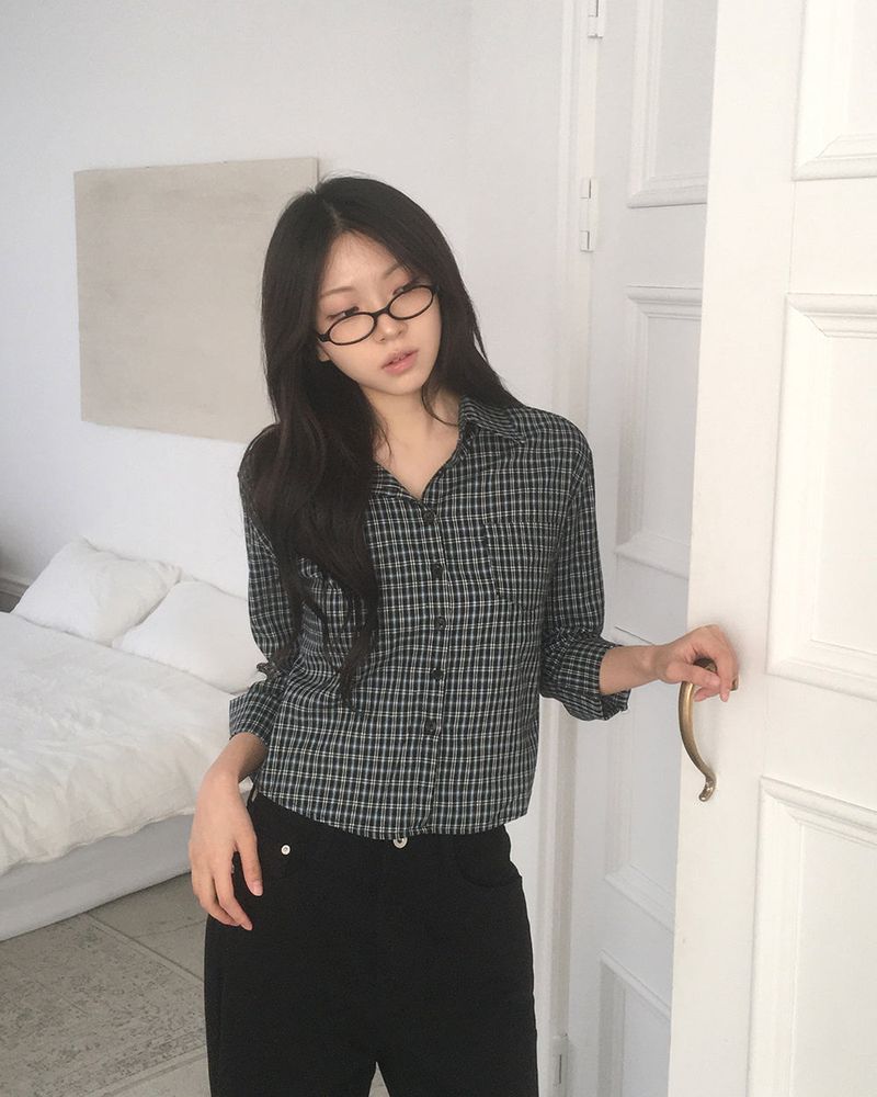 Tev Slim Fit Checkered Shirt