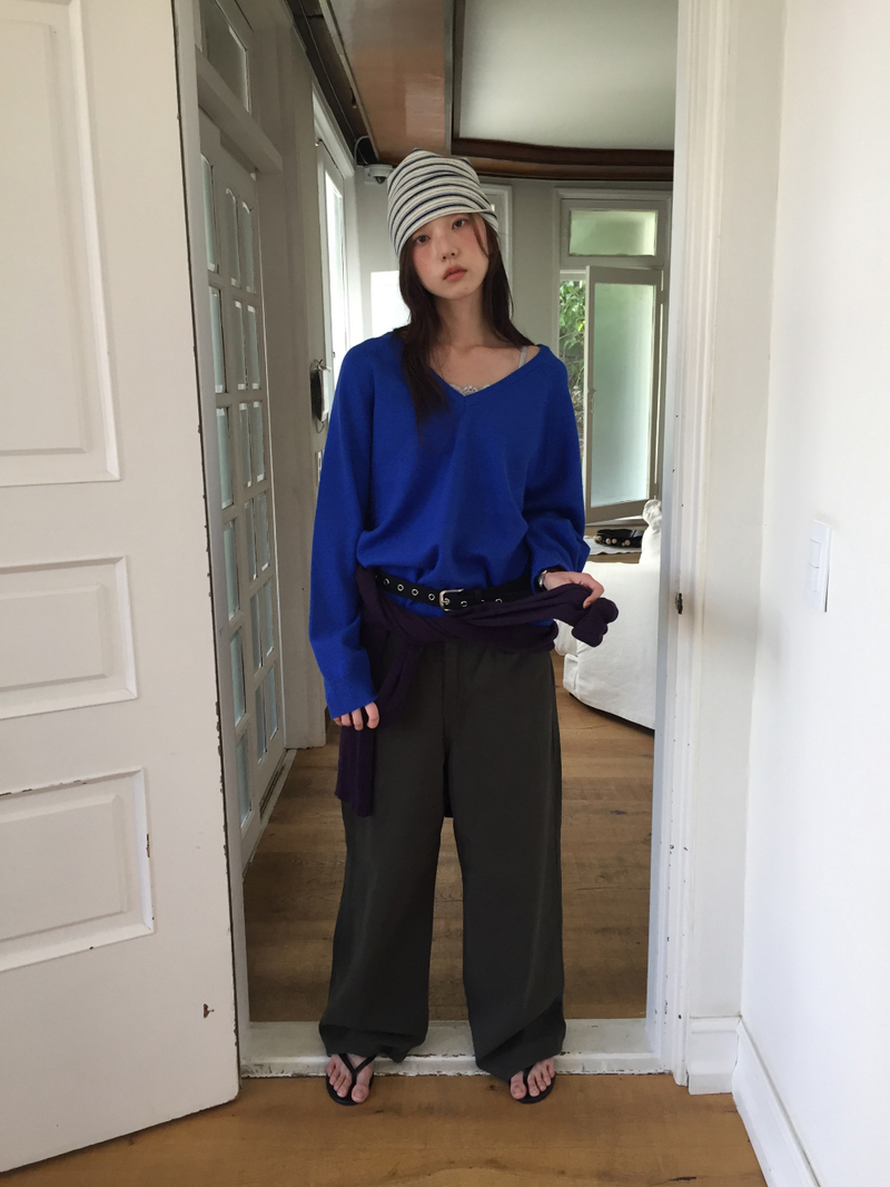 Encore Wool V-neck Knit (5color)