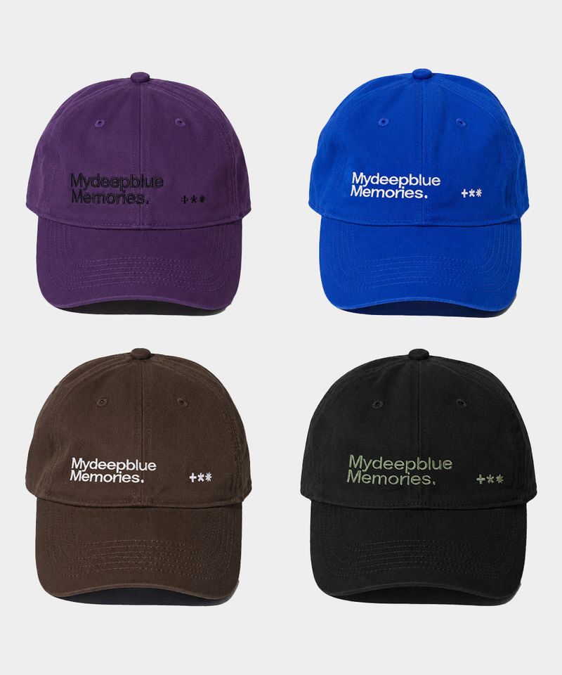 MYDEEPBLUEMEMORIES(マイディープブルーメモリーズ)の「MM CLASSIC LOGO BALL CAP_4 Colors(Hats)」