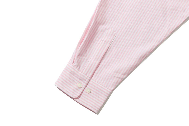 COLOR MIXED COTTON SHIRT_NAVY