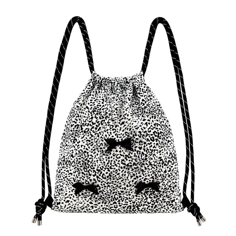 OTHER-worldly（アザーワールドリー）の「Ribbon Gym Sack [White Leopard]（Bags）」