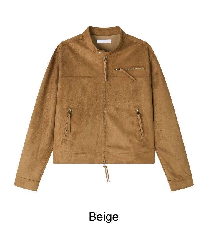Aaron Suede Crop Jacket