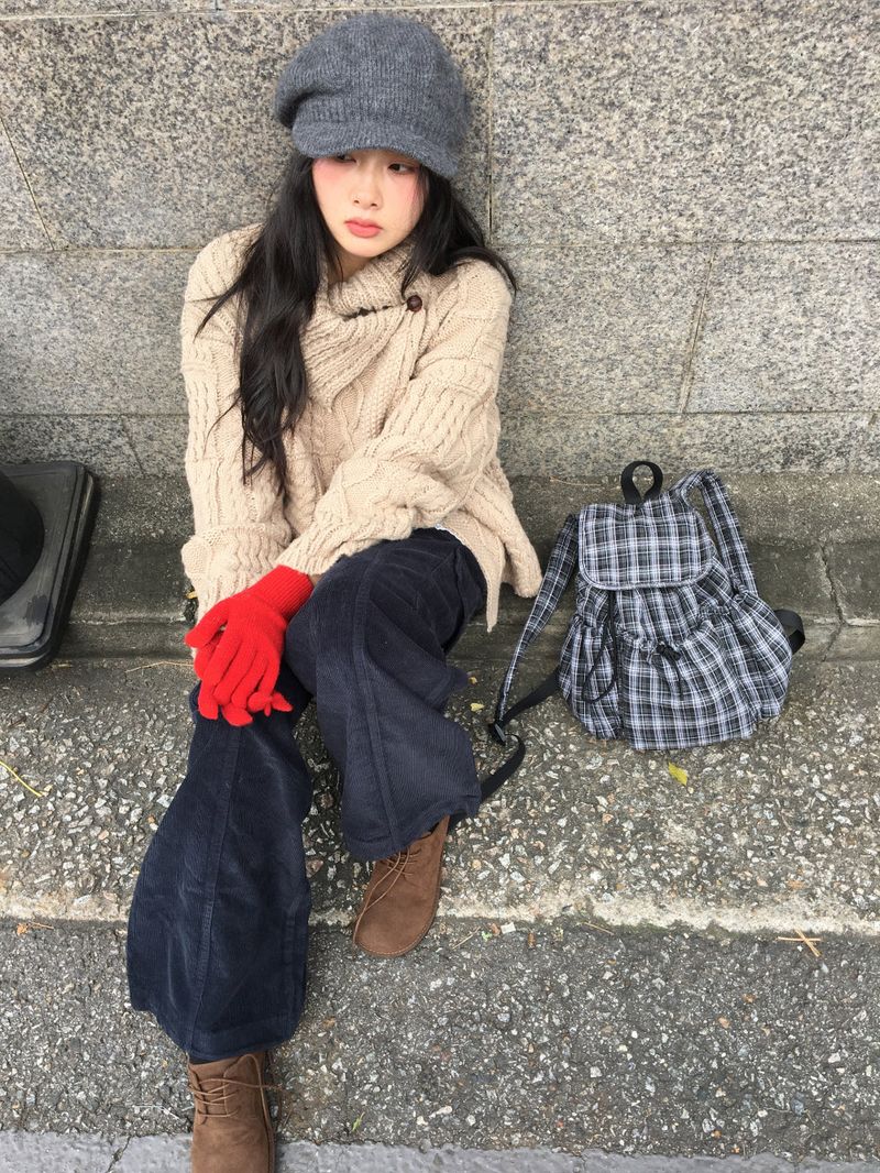 Corduroy Pintuck Cargo Pants (3color)