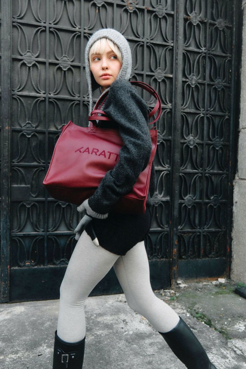 SHOPPING BAG | RED WINE