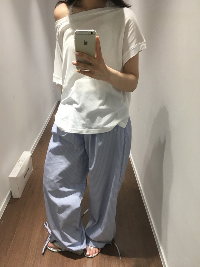 Fog off-shoulder t-shirt (4color)