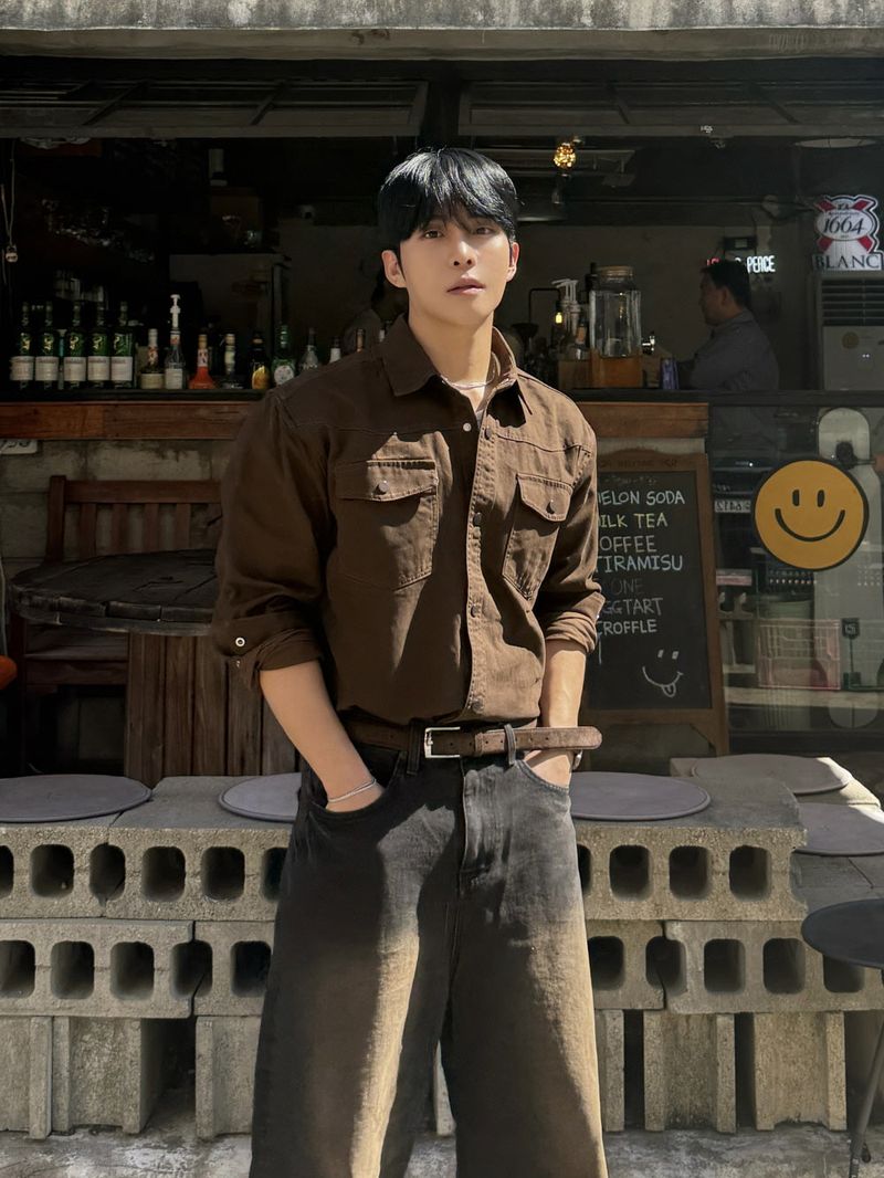 Garment dying denim pants