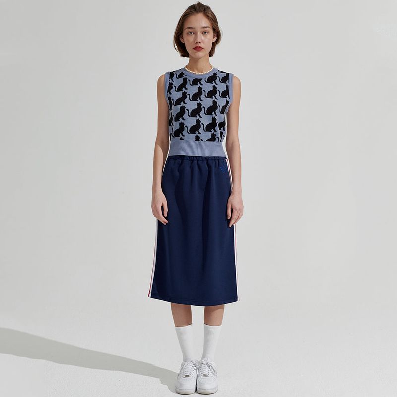 Side band Long Skirt