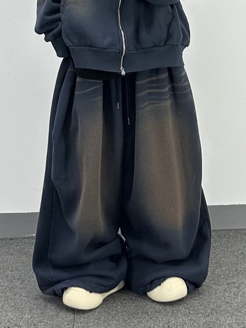 cat brush fleece sweatpants