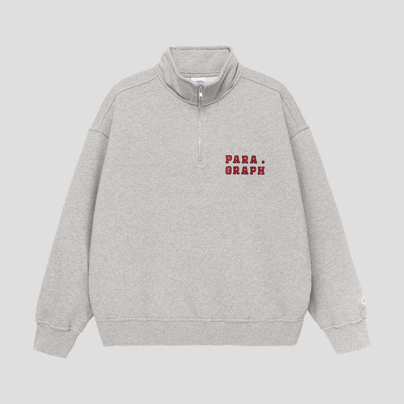 PARAGRAPH(パラグラフ)の「RED FONT QUARTER-ZIP SWEATSHIRT(Tops)」