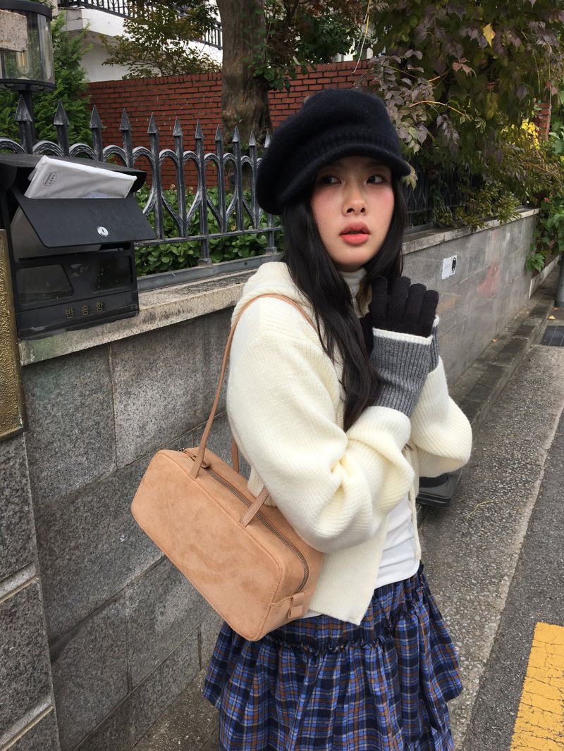 Knit Hoodie Zip-Up (3color)