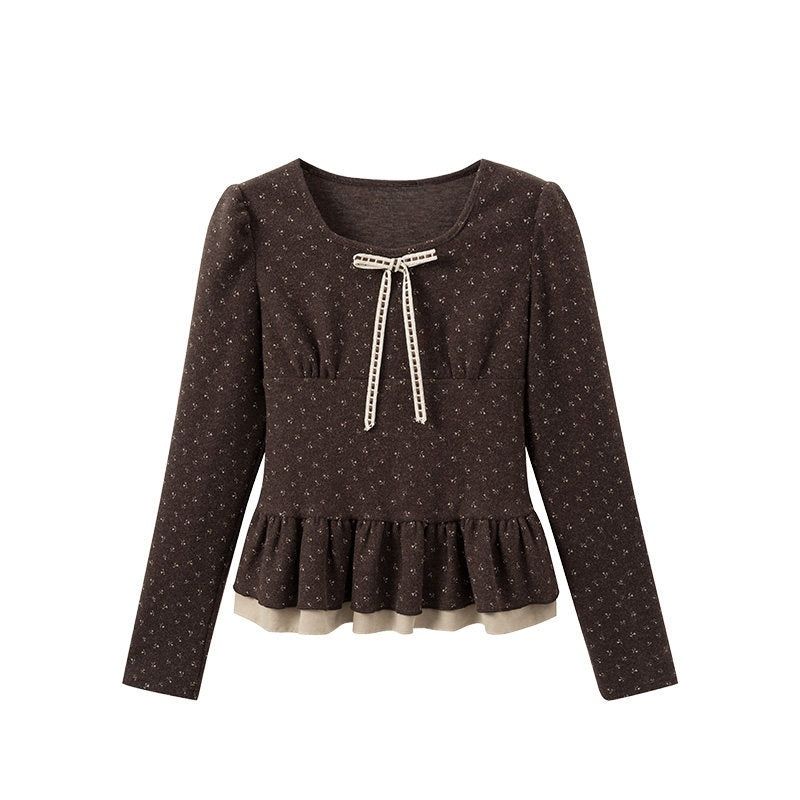 Cozy&Kitsch（コージーアンドキッチ）の「Clo Layered Ribbon Top（Tops）」
