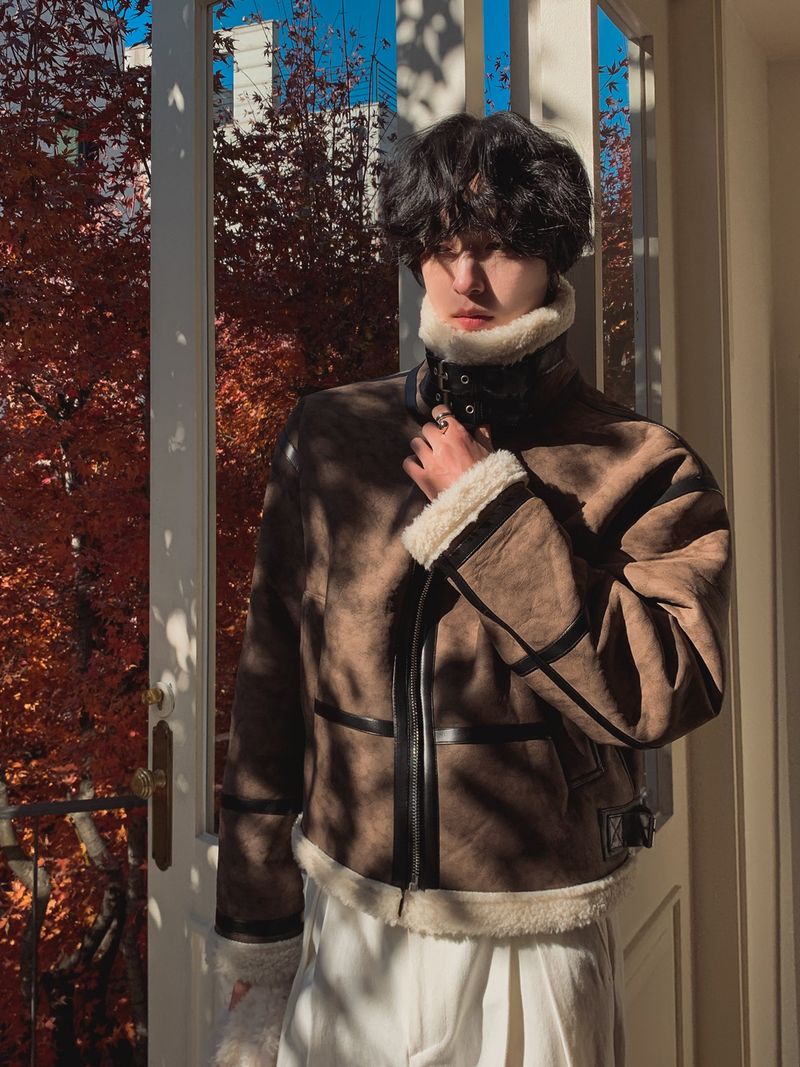 [MADE] Double buckle high neck mustang (brown.ver)