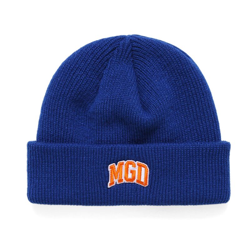 mahagrid（マハグリッド）の「MGD COLLEGE LOGO BEANIE（Hats）」