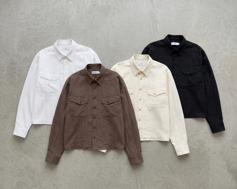 Urban Crinkle Flap Pocket Shirt