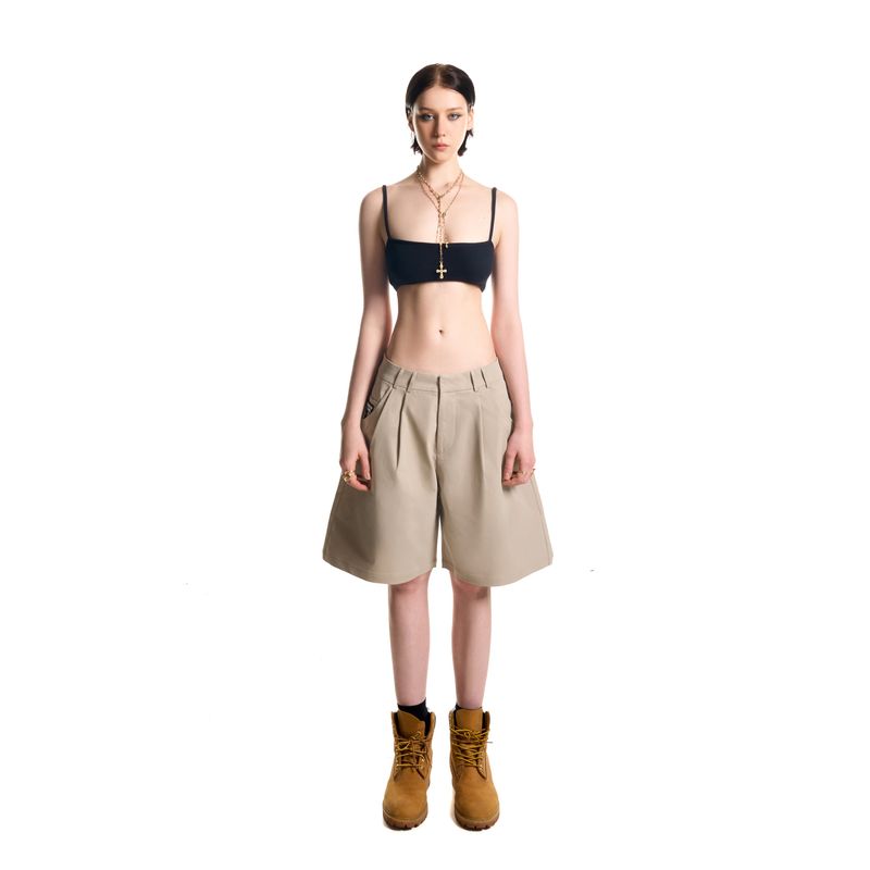 HADES PLEATED CASUAL SHORTS 