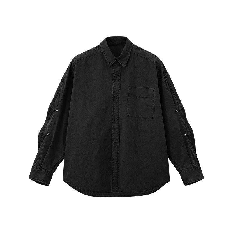 Snap Detail Utility Shirt