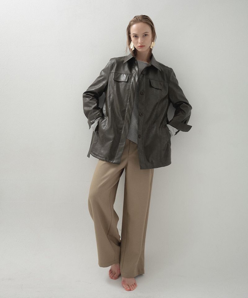 Loventina（ラヴェンティナ）の「Barrel Line Pants_Beige（Pants）」