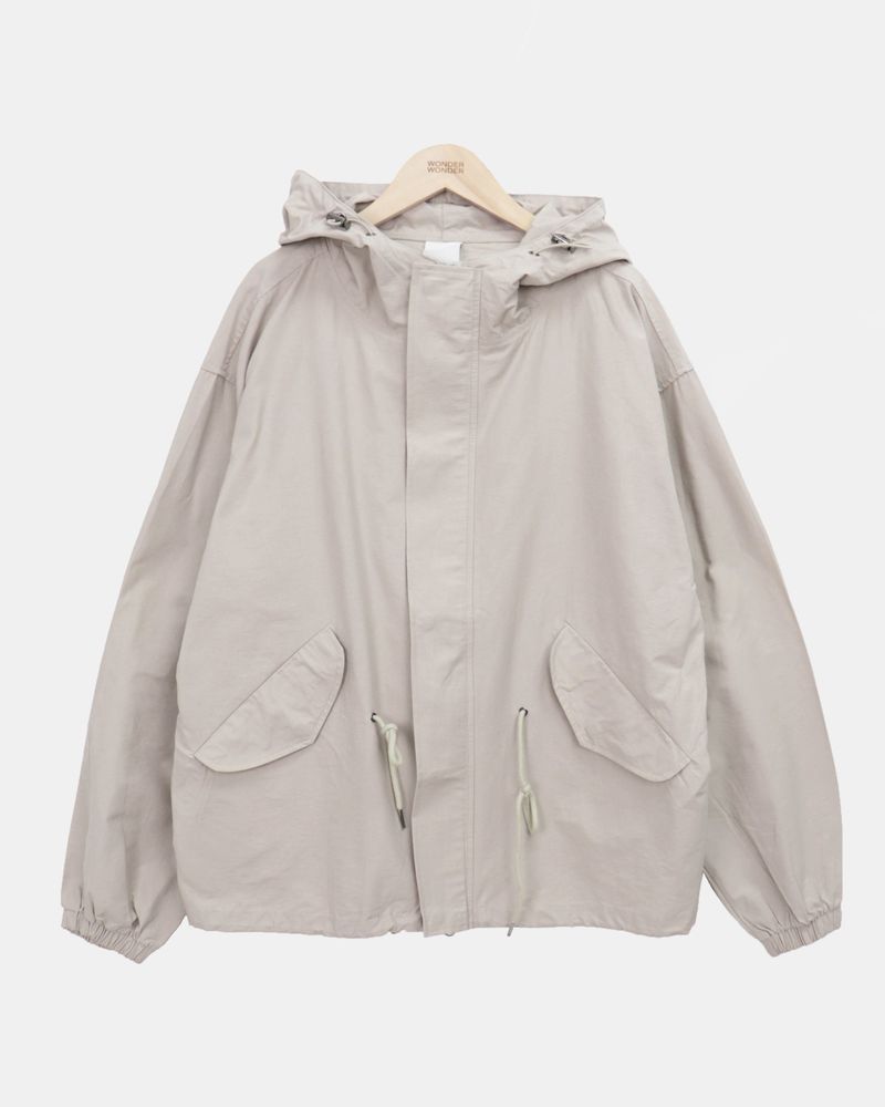 Rogen Hooded Drawstring Field Jacket