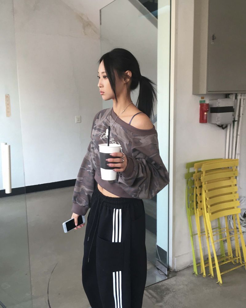 Camo one shoulder mtm