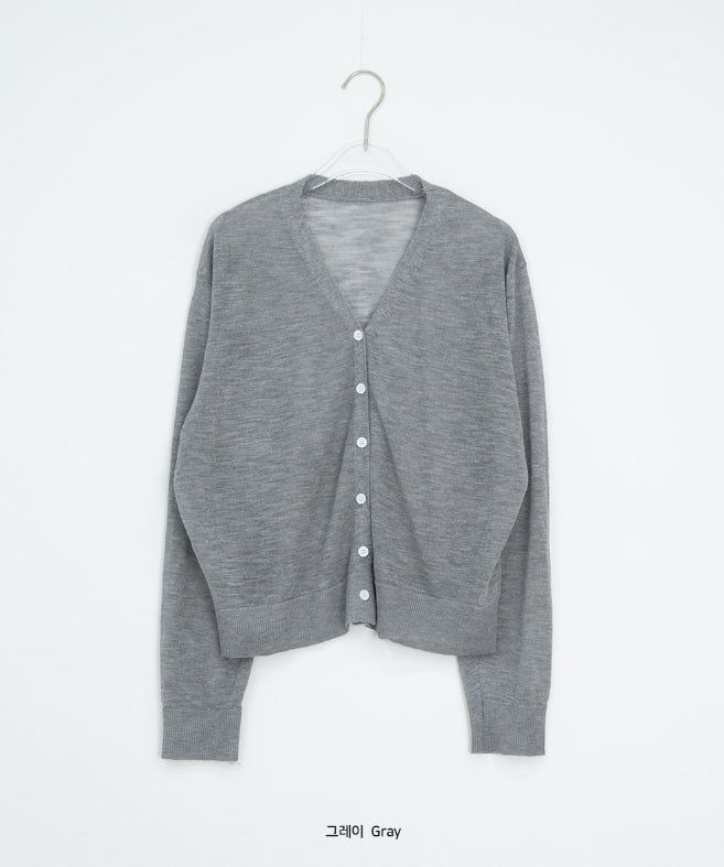 Yate Summer Color V-Neck Cardigan