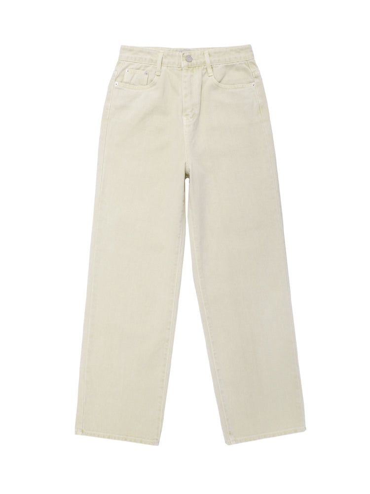 W104 DYEING WIDE PANTS_BEIGE