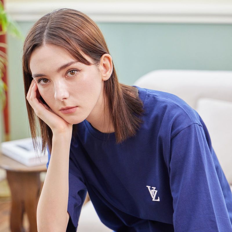 VARZAR(バザール)の「VZ 3D Logo T-Shirts / Navy(Tops)」