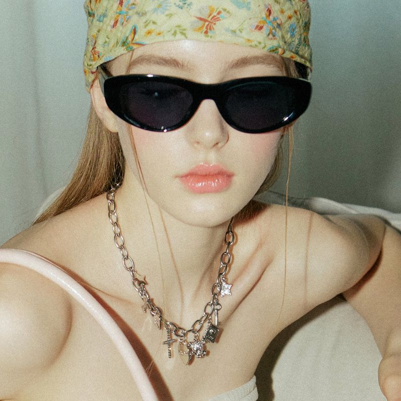 Funky Mix Bold Chain Surgical Necklace