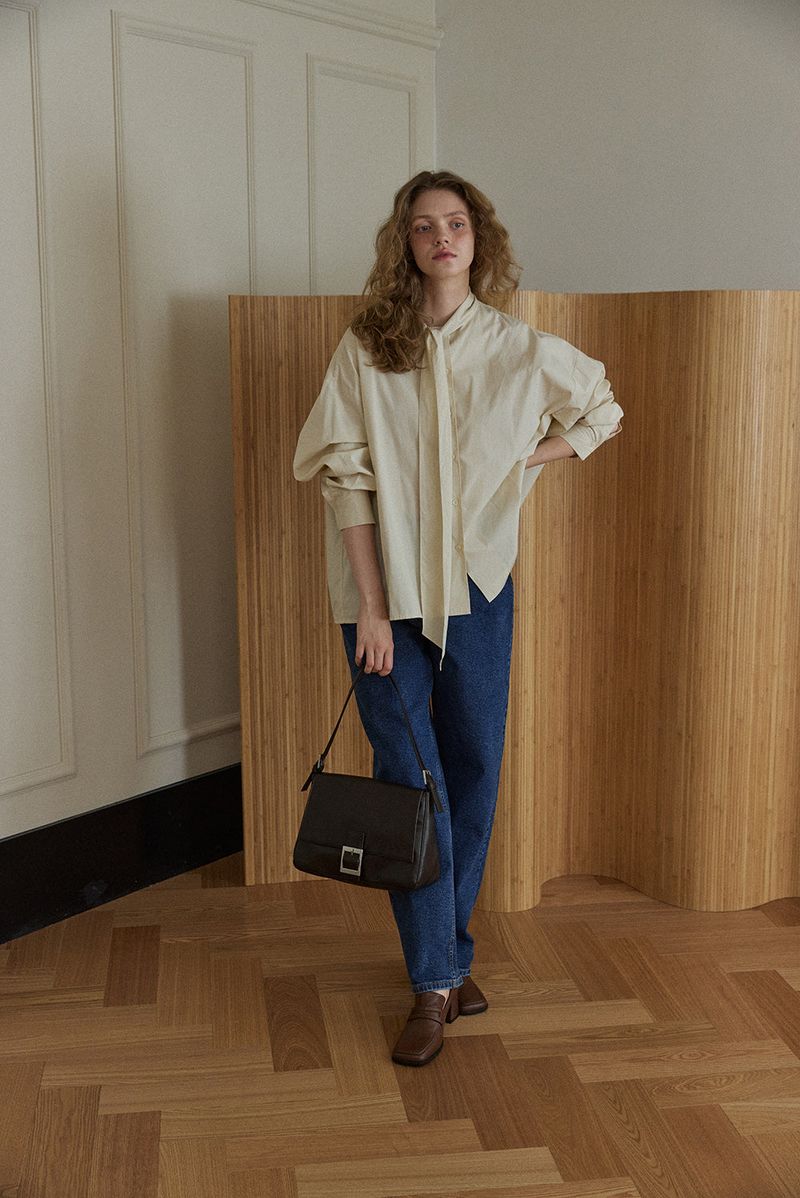 MADE_Clasp Bag/ DARK BROWN