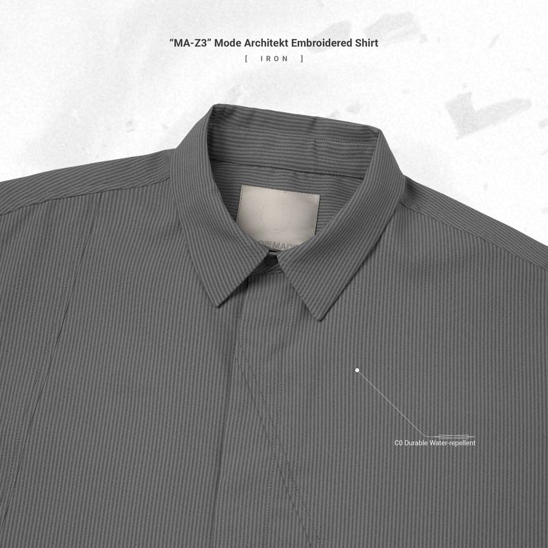 “MA-Z3” Mode Architekt Embroidered Shirt
