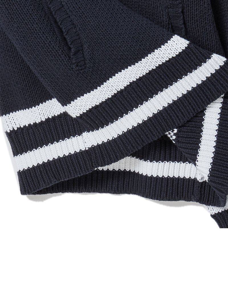 LATCH COWICHAN CARDIGAN (NAVY)