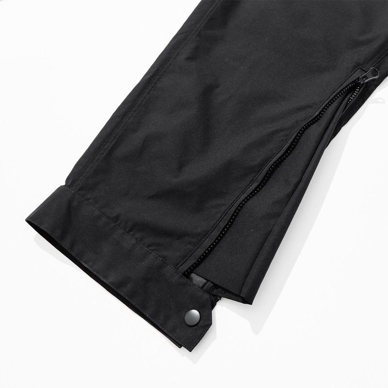 Poly Cotton Cargo Pants - BLACK