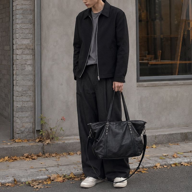 OV 54260 Heaven Stud Leather Shoulder Bag (2 colors)