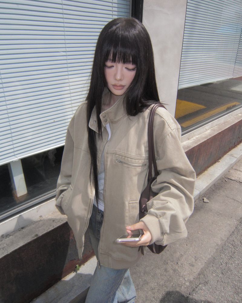 WONDER WONDER（ワンダーワンダー）の「ファ フォー ボタン マンダリンネック ジャケット（ジャケット/アウター）」