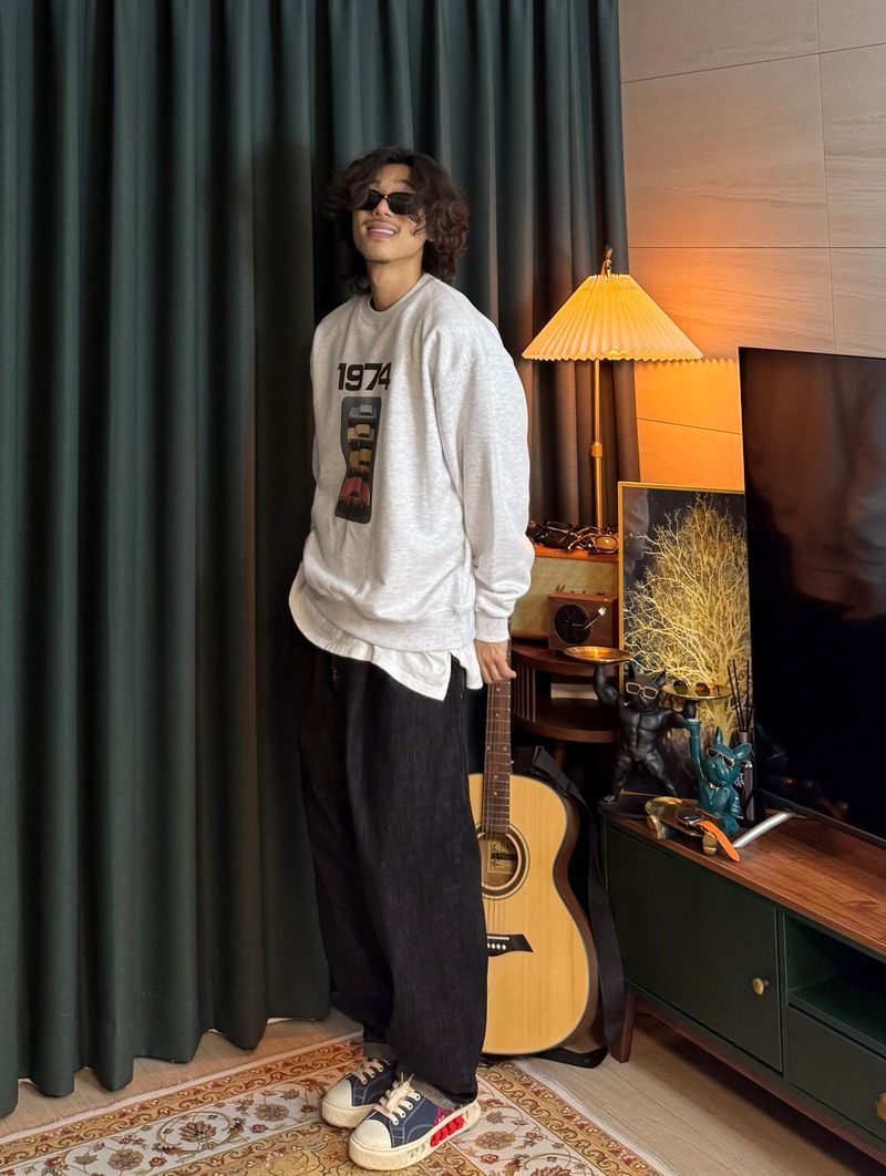 Old-Car basic Sweatshirt 3COLOR