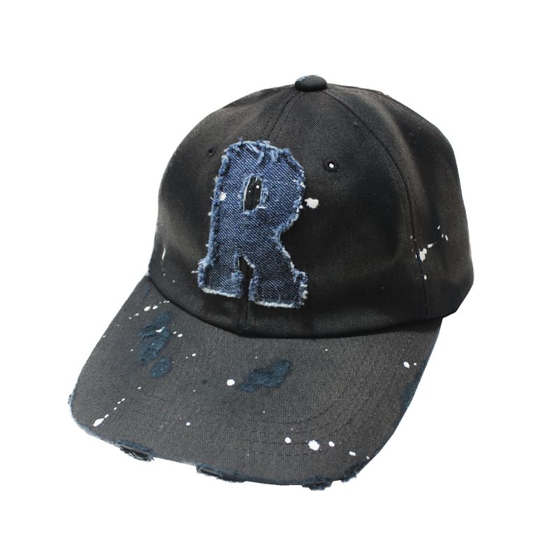 sun bleach denim logo ball cap (denim)