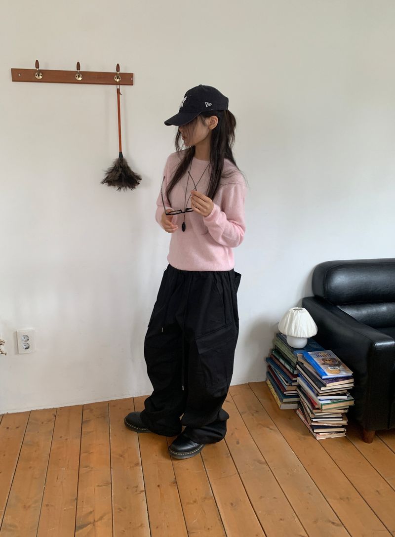 MOHAIR WHOLEGARMENT KNIT (3C)