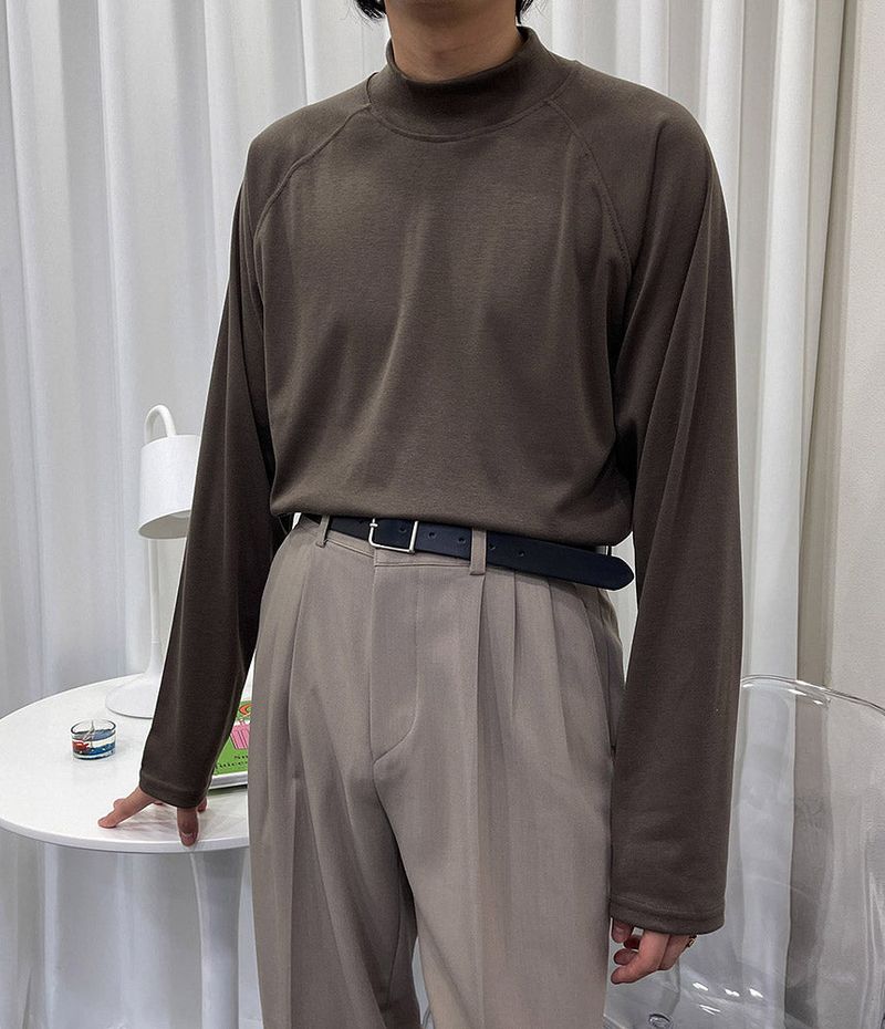 COZINESS（コジネス）の「SK Raglan turtleneck T-shirt (4 colors)（Tops）」