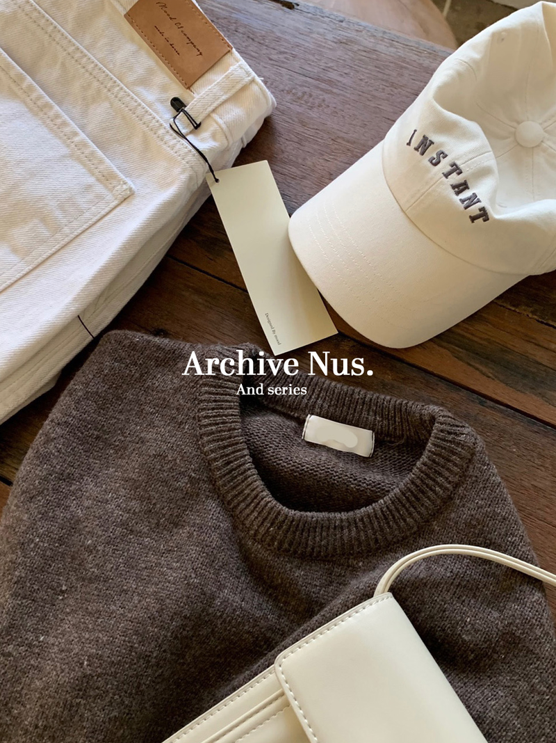 Nus.DANE Cashmere Brown Knit