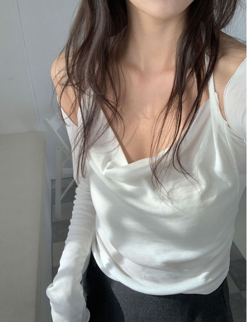 Rie cardigan sleevless set