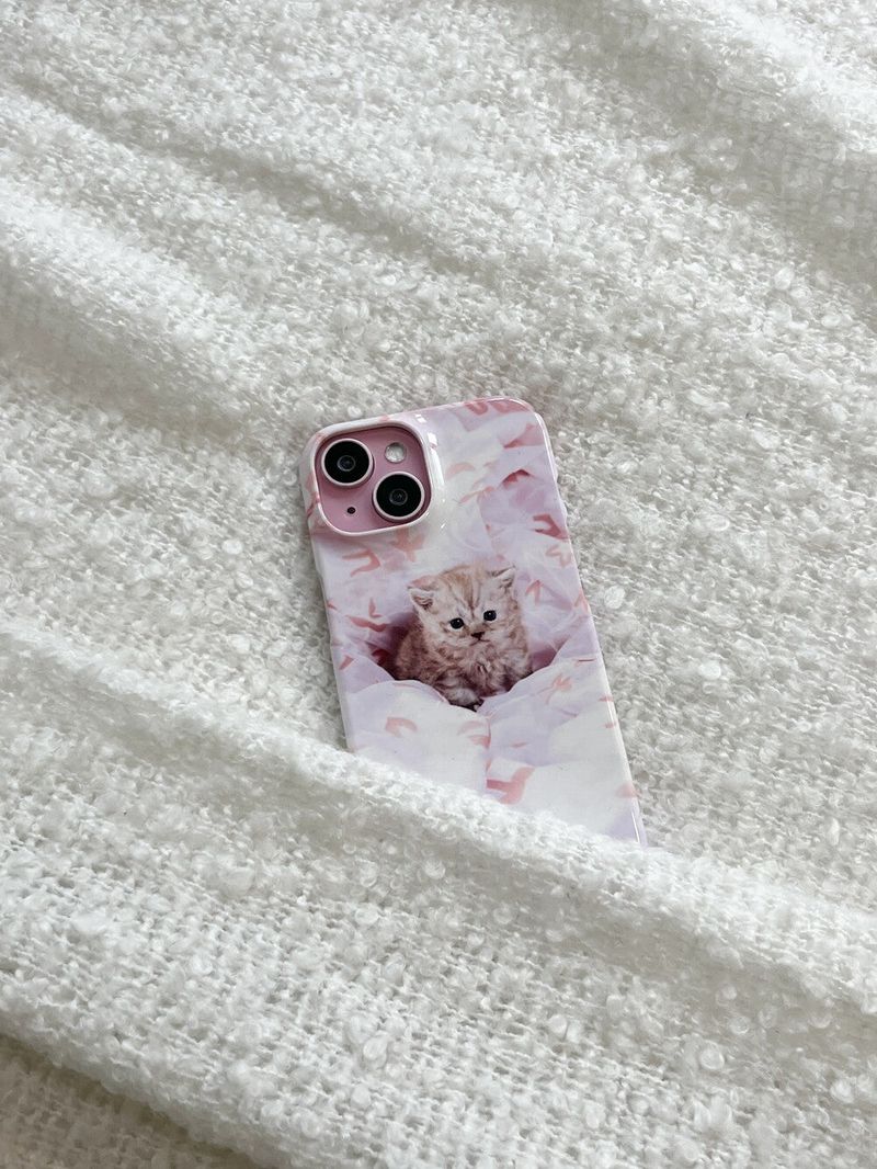 [cozy pink kitty hard case]