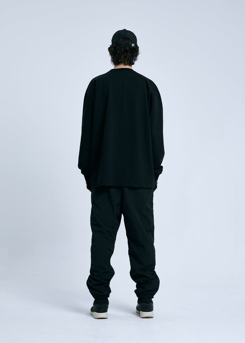 EMBLEM LONG SLEEVE T-SHIRT_BLACK