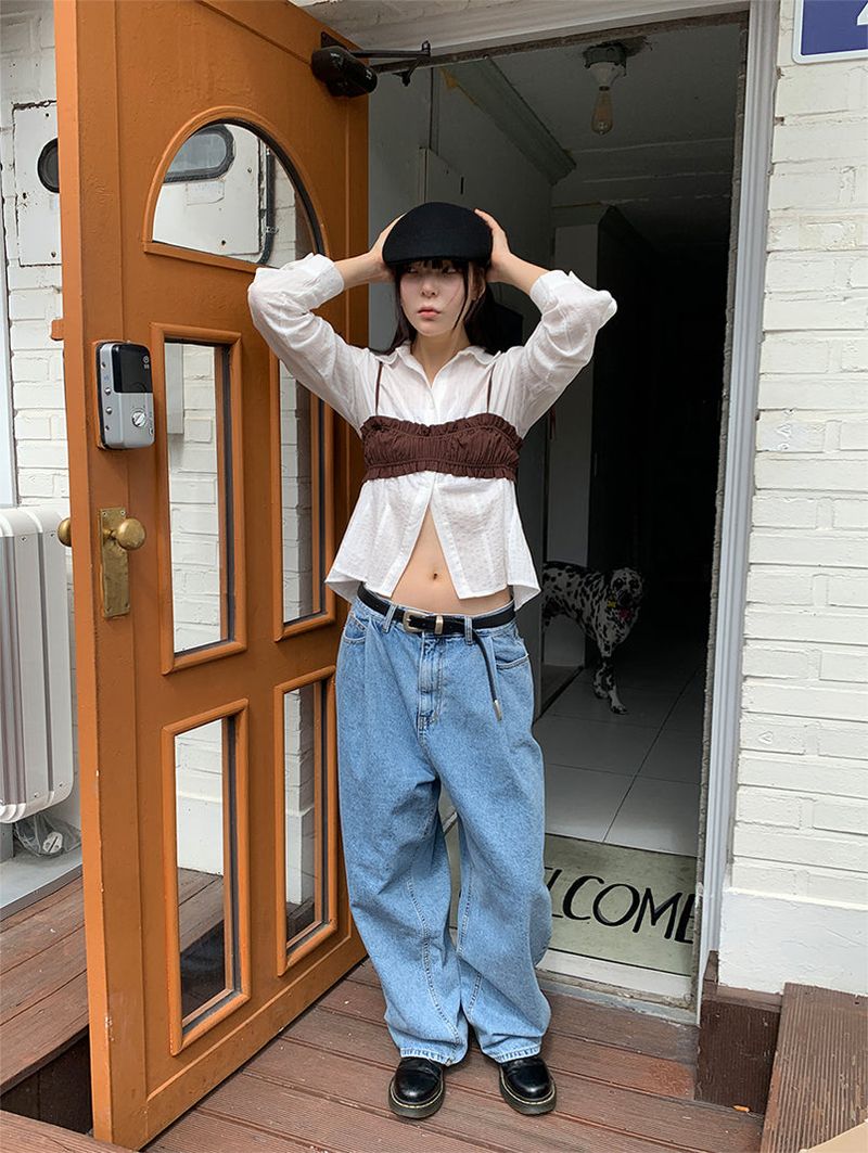 FORMAL PINTUCK JEANS