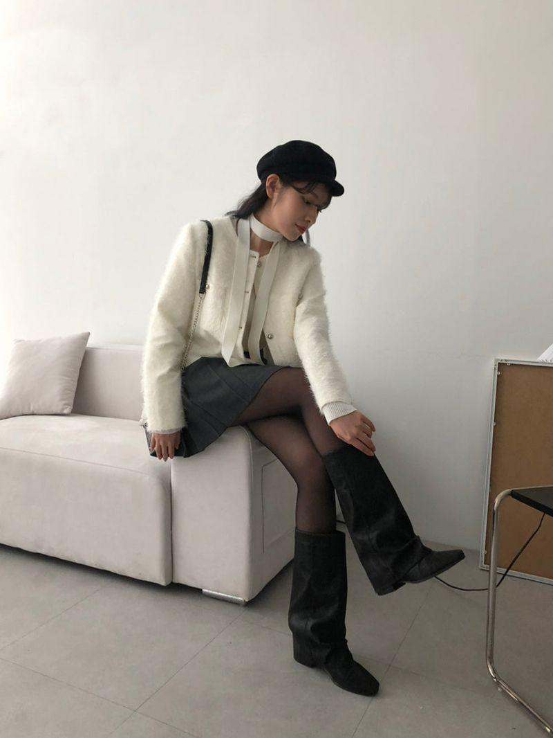  Folding Wrinkle boots