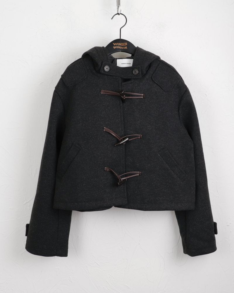 [MADE] Arco Wool Herringbone Tteokbokki Short Duffel Coat