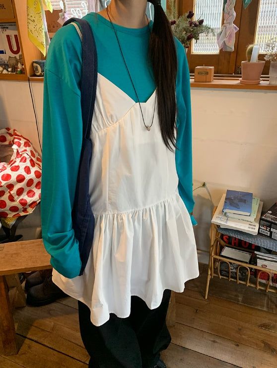 Karanchi Sleeveless Layered One Piece
